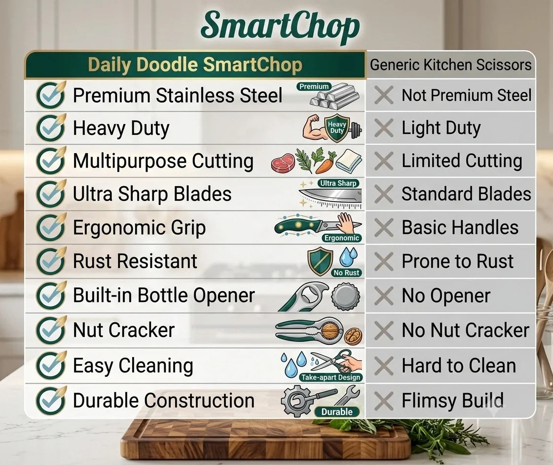 SmartChop - 15-in-1 Chopper | Interchangeable | Multi-Blade | Mess-Free |