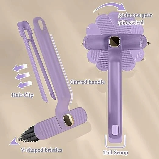 FlexScrub™ – Multi-Function Cleaning Brush | Hard-Bristle Power | Deep Tile & Grout Cleaning