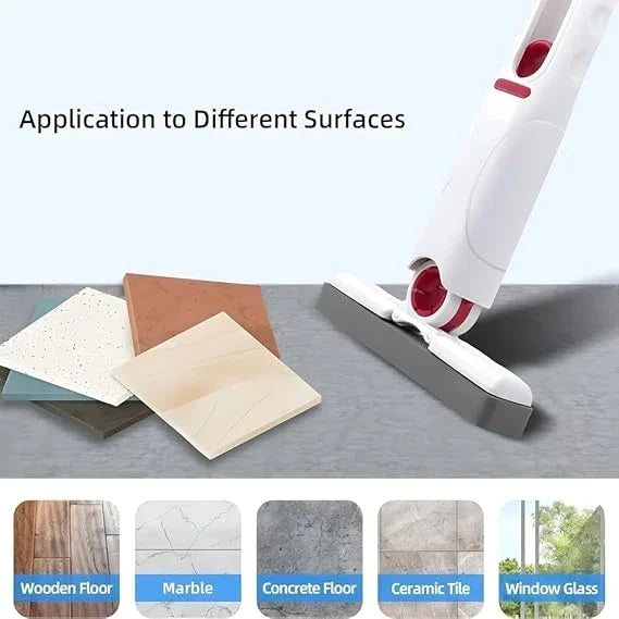 QuickMop™ – 2-in-1 Mop | Self-Squeezing Roller | Lightweight & Space-Saving