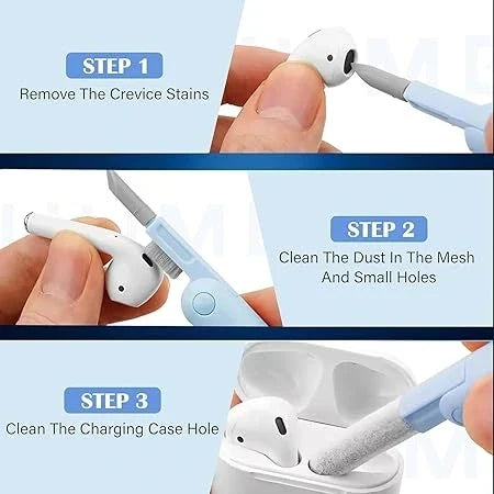 CleanCraft™ – Cleaning Kit | 7-in-1 Multifunctional Tools | For Keyboards, Gadgets & More