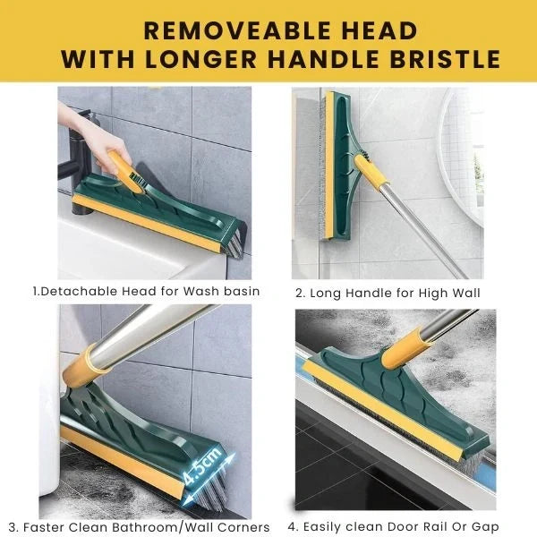 CleanEdge – 2-in-1 Scrubbing Brush | Corner Wiper | Flexible Head