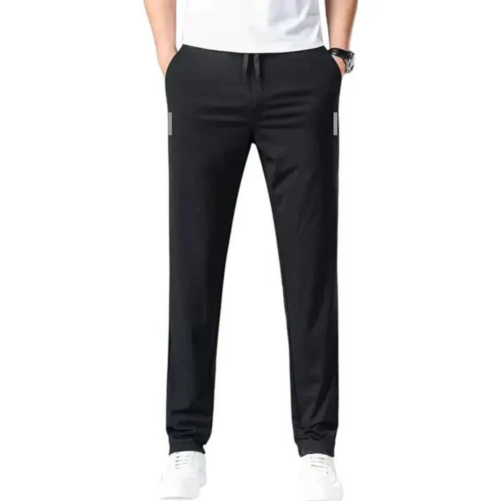 Pack of 3 Offer 😍 Men’s Premium-Quality Stretch Lycra Pants | Black, Blue & Grey